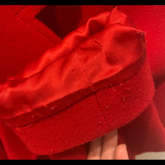 Kendal+Kylie oversized red coat - Picture 6 of 10